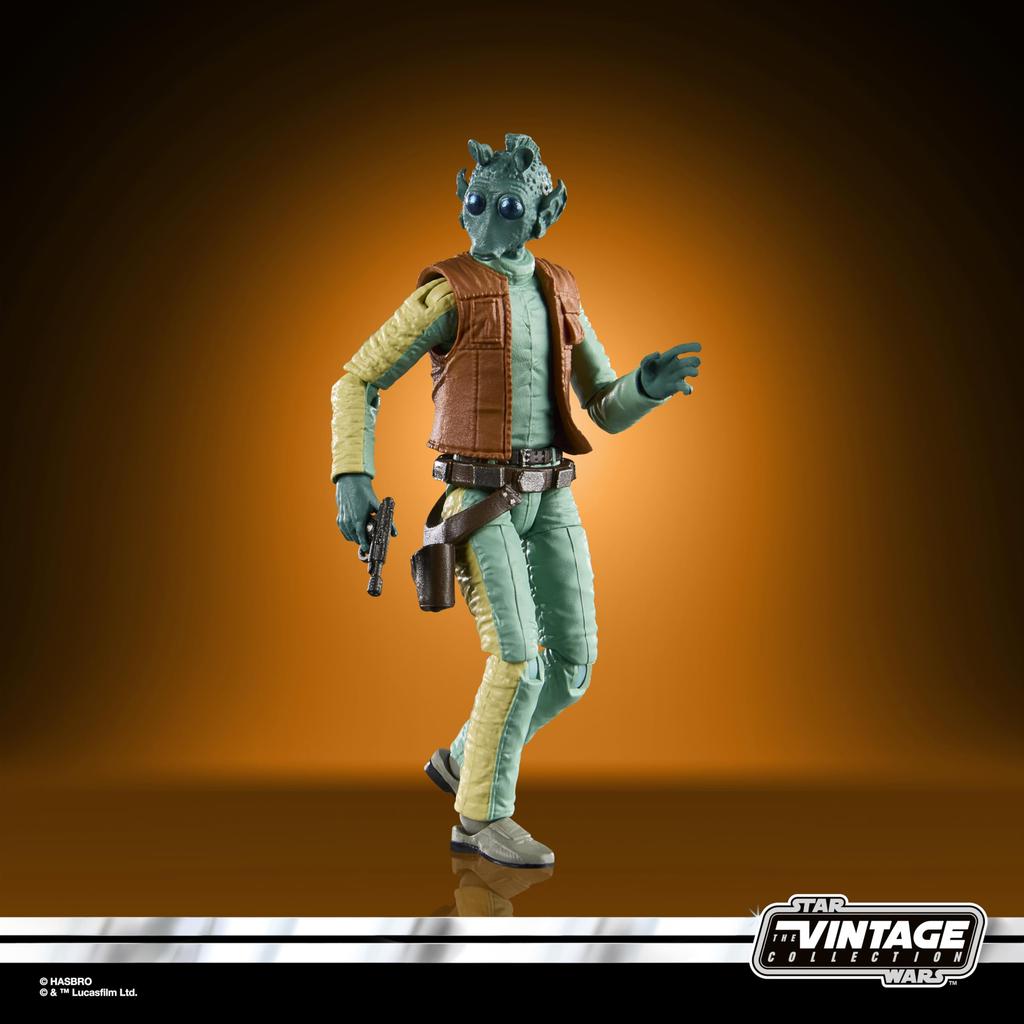 Hasbro STAR WARS Vintage Collection Star A New Hope Greedo Premium Collectible Action Figure G2604 Wars (Episode IV) 3.75-inch (Authentic)