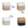 Pack Of 3 Cotton Fabric Baskets For Home Arrangement Great For Laundry Towels And Belongings P9YB