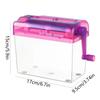 Mini Portable Manual Shredder Sturdy Durable Paper Shredder for Christmas Birthday Holiday Gift
