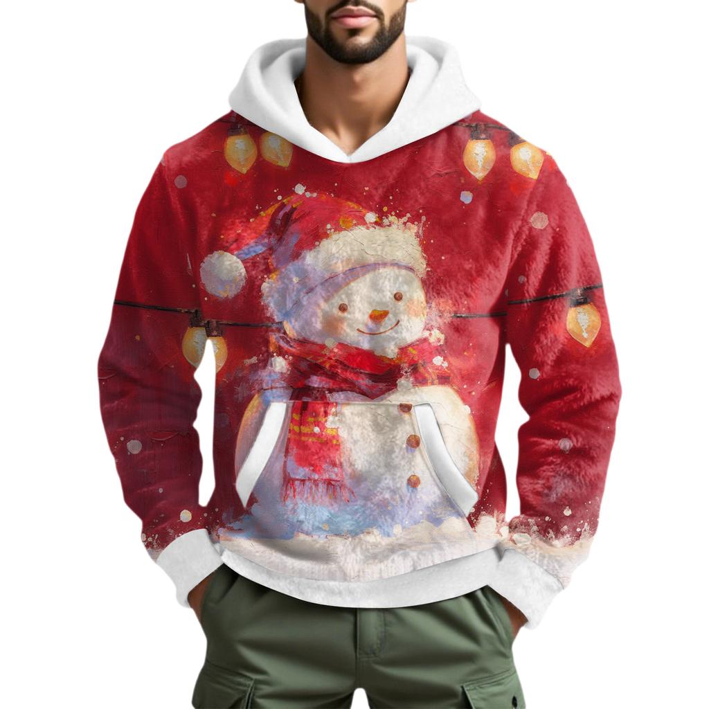 Men's  Leisure  Fashion  Half  Zipper  Hooded  Hood  Long  Sleeves  Hoodie