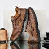 Fashion Men Casual Leather Shoes Quality Split Leather Men Shoes Loafers Flats Outdoor Moccasins Shoes Man Plus Size