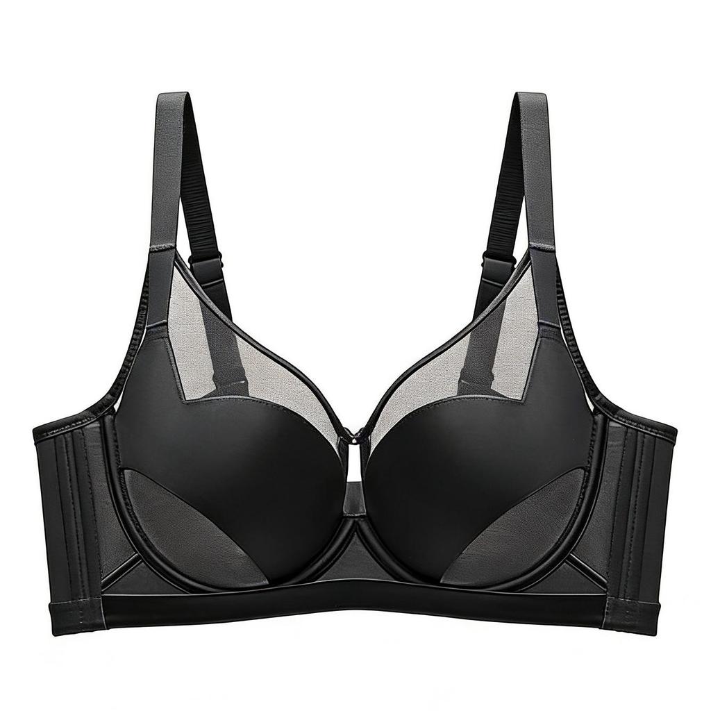 2026 Satin Seamless Breathable Mesh Lift Bra