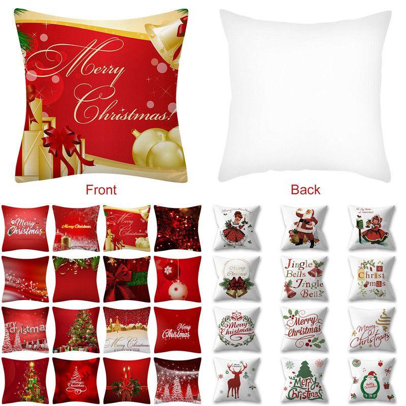 Vibrant Christmas Themed Decorative Cushion Cover For Festive Home Decor 18x18