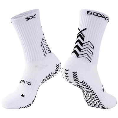 Herren rutschfeste mittelhohe Fußballsocken