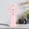 Handheld Charging Small Fan Humidification Mini USB Portable Desktop Bedside UniversalPink 178 x 92 x 40mm