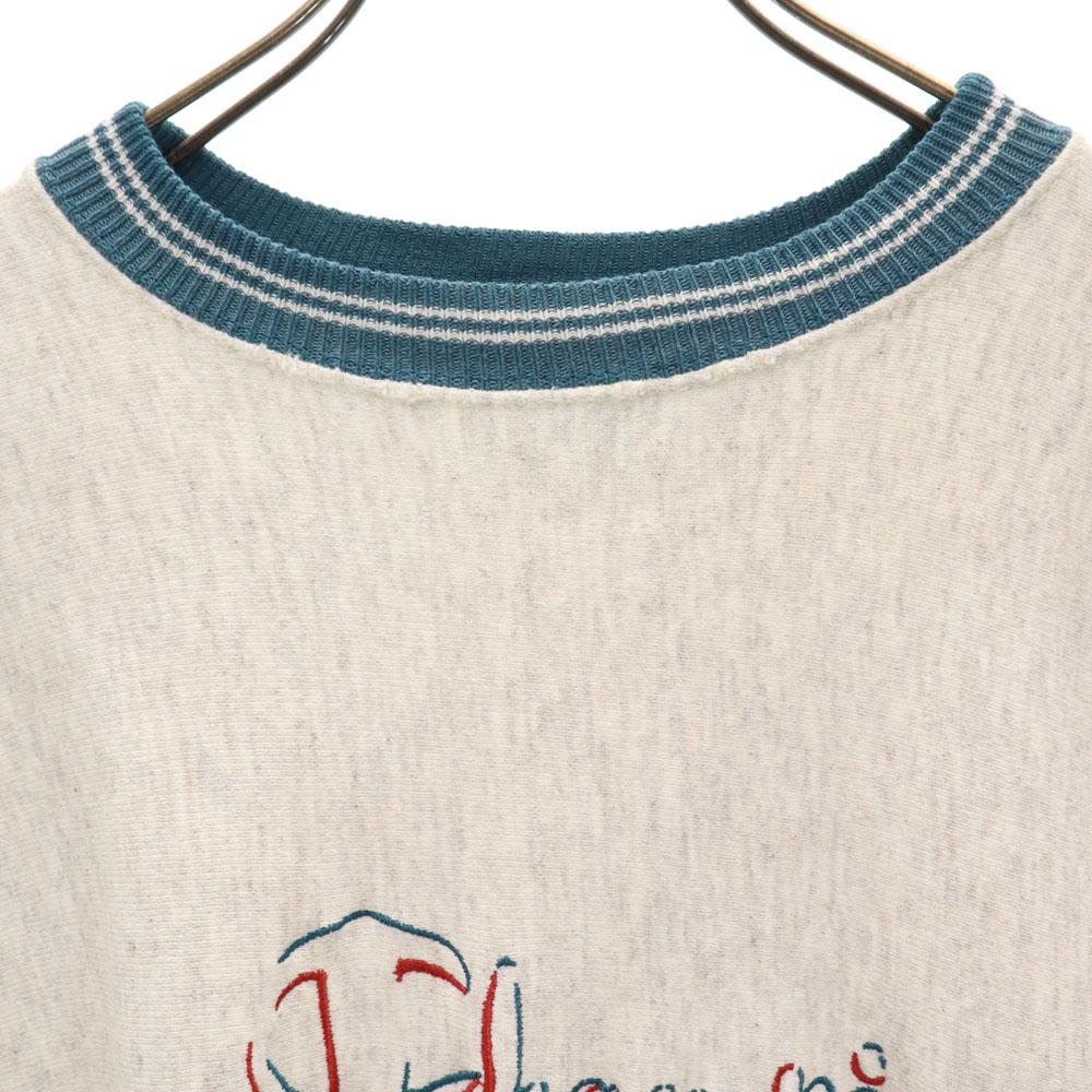 Champion Anii '90 Etichetă veche brodată fabricat în SUA Mânecă lungă Hanorac trainer Reverse Weave Bărbați Folosit