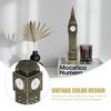 England Architecture Metal Sculpture Classic Stylized Ornament Home Decoration Desktop Decor Alloy Building Sculpture Vintage