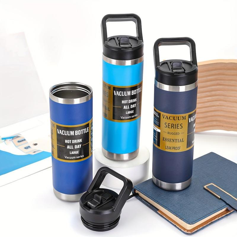 27oz/37oz Thermosflasche Heiß und Kalt Edelstahl Thermoskanne Tragbar Outdoor Camping Reise Auslaufsicher Trinkwasserflaschen