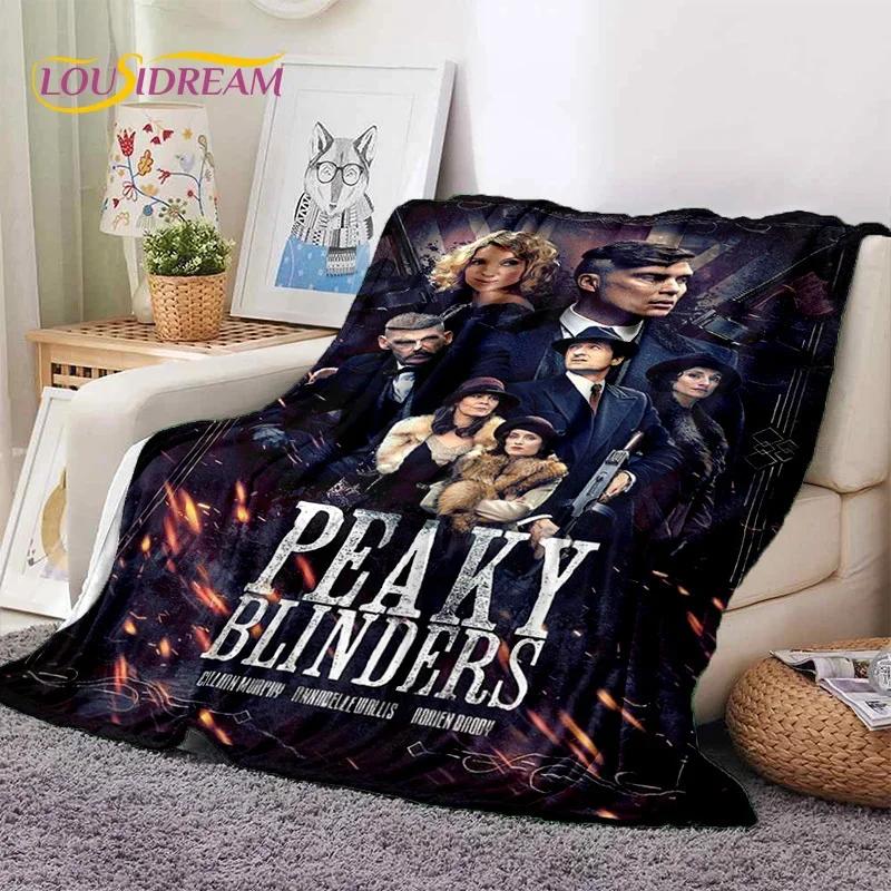Peaky Blinders Tommy Shelby D Soft Flannel Throw Blanket for Bed Sofa Picnic Outdoor Leisure Gift Home Textile 100cm by 150cm