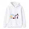 Kids Boys Girls Cartoon Fairy Dwarfs Print Hooded Sweatshirt Casual Pullover Hoodie for Children Daily Wear