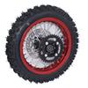Roda Traseira 12" Aro de Alumínio 1.85-12 Polegadas Pneu para Dirt Bike 80/100-12 Com Placa de Disco de Freio e Coroa Para Moto de Cross