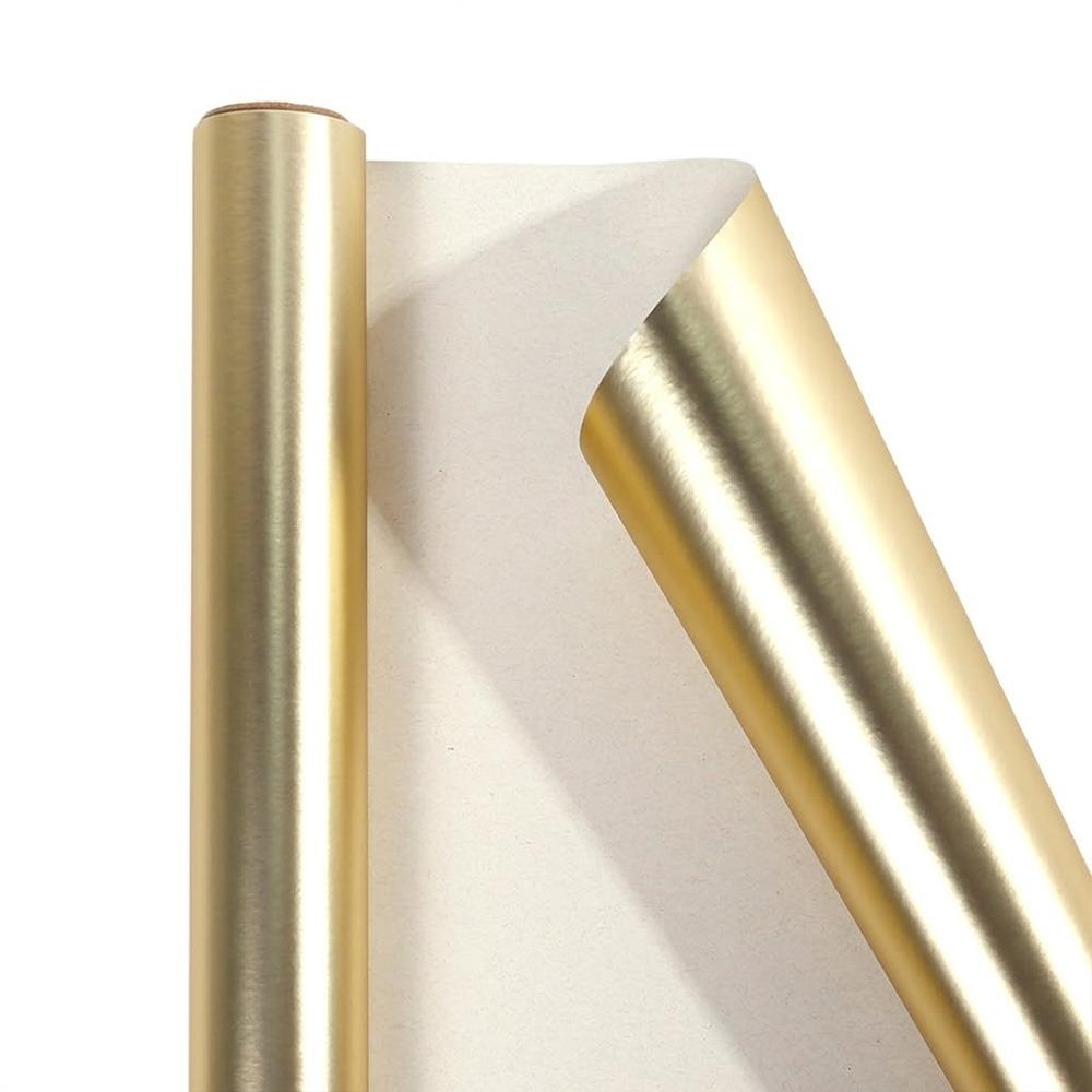 Creative Metallic Gift Wrapping Paper Multicolor Matte Packaging Paper 300cm Length Accessories Craft Paper Festival Supplies