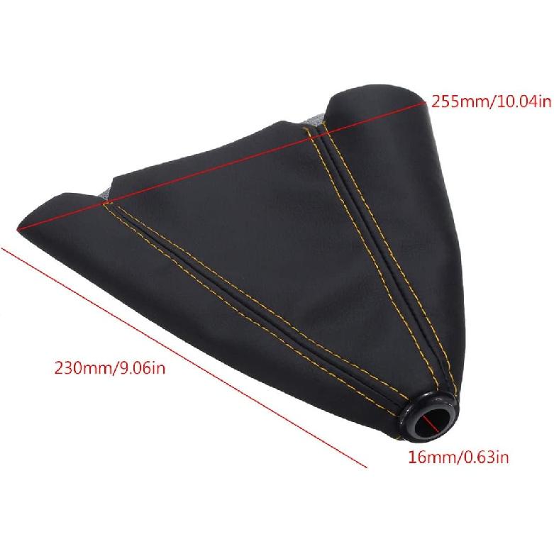 HOT 16mmUniversal Car Gear Shift Collars Carbon Fiber Auto Car Stick Shifter Knob Gear Shift Boot Cover Gaiter PU Leather