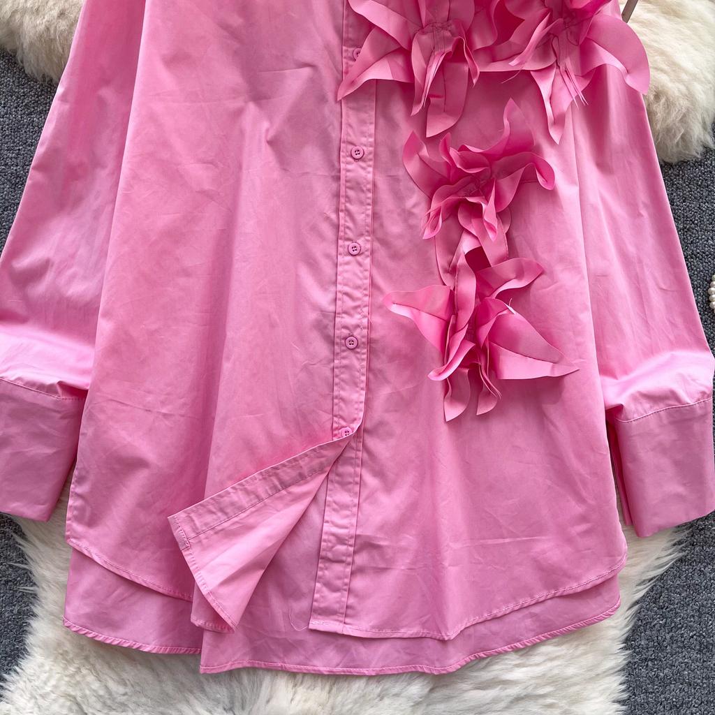 Women's Plus Size Light Mature Wind High Grade Sense of Chic Shirt