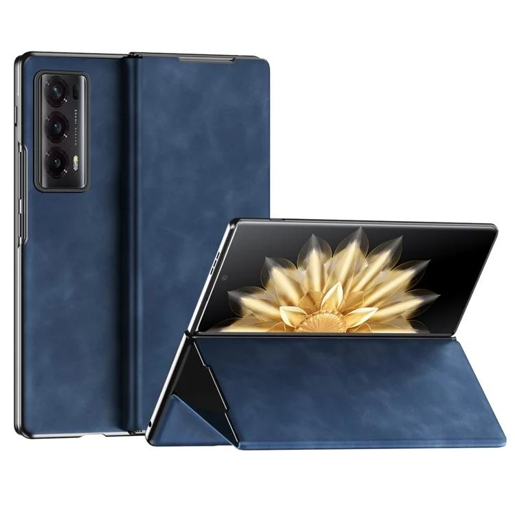 For Honor Magic V2 5G sammenleggbar telefonveske Nappa Texture PU Leather PC Stand Cover