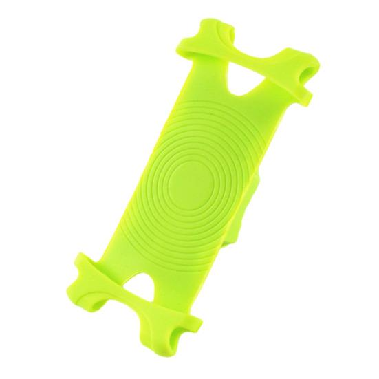 

Велосипедный держатель для телефона, кронштейн для велосипедного смартфона, Нескользящий, сверхлегкий, мягкий, эластичный, универсальный, силиконовый, для мотоцикла Small зелёный