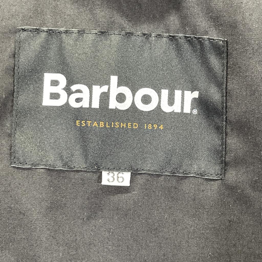 Barbour [Japan Exclusive] 241MCAG013 Black Nylon Bordeaux Short Blouson Jacket 36 blackUsed
