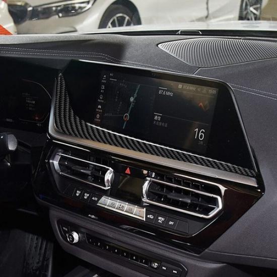 Carbon Fiber Front Navigation Screen Bottom Cover For BMW Z4 G29 - LHD