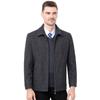 2025 Autumn/Winter Men's Casual Plaid Wool Jacket