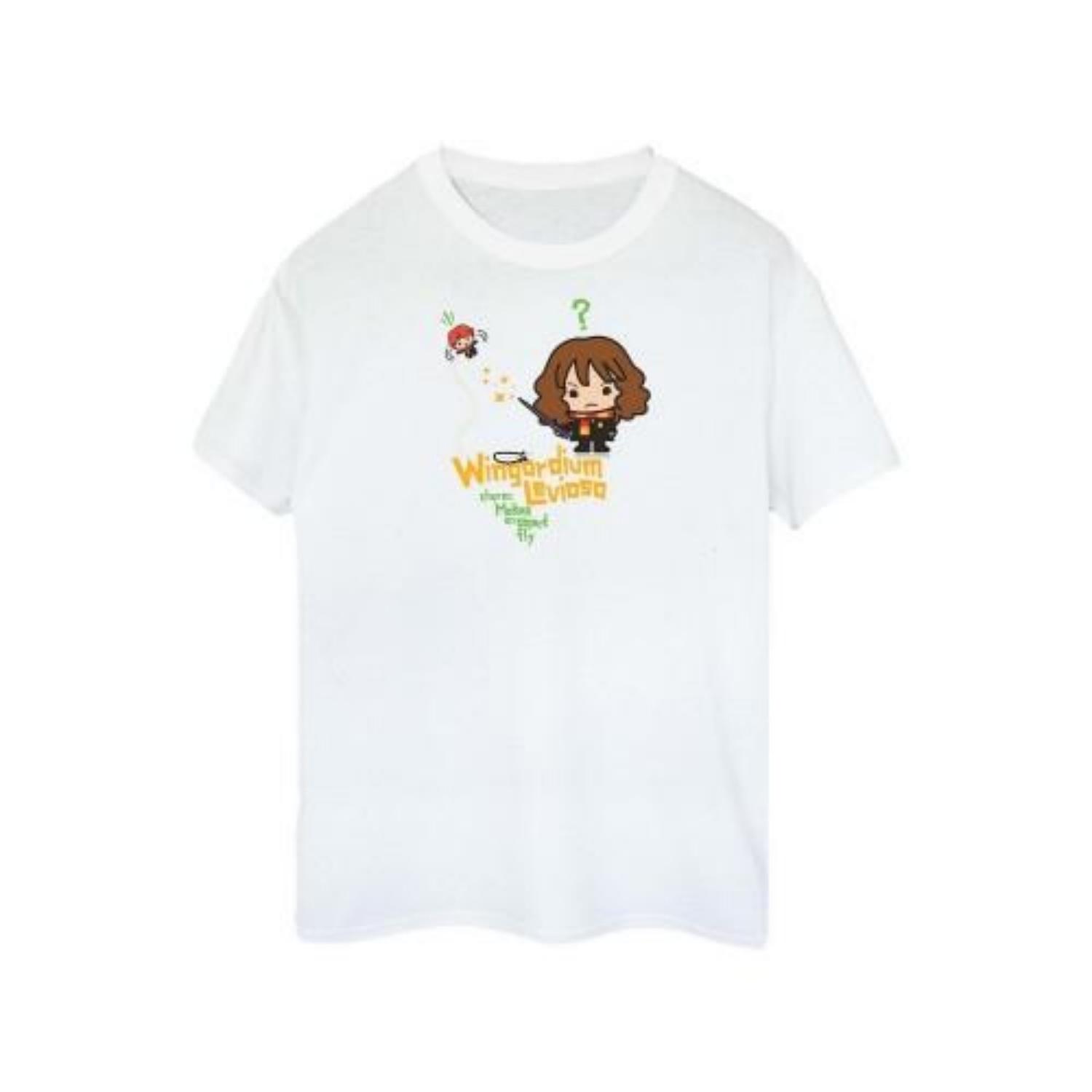 HARRY POTTER Girls Wingardium Leviosa Hermione T-Shirt XXXXL