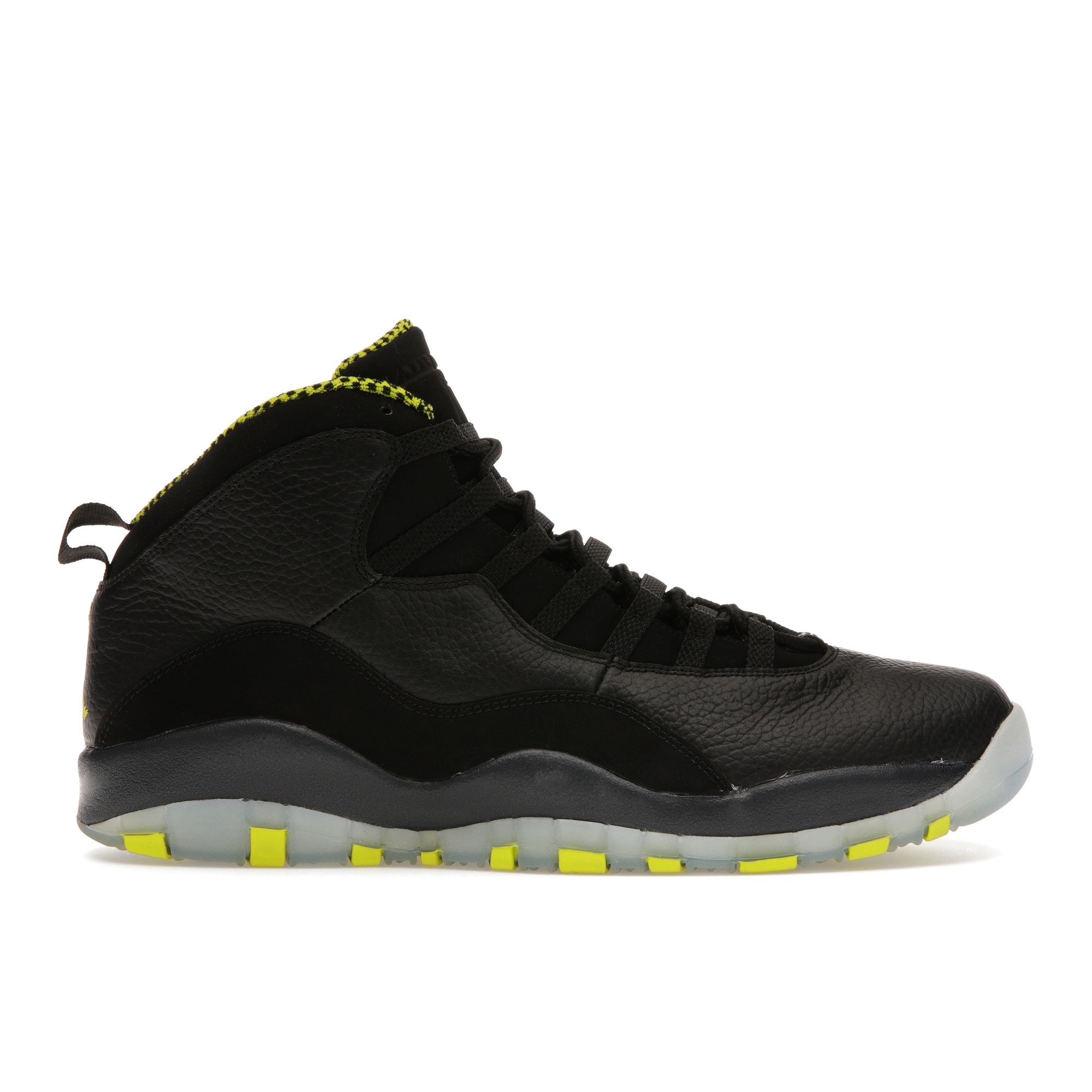 

Мужские кроссовки Air Jordan 10 Retro Venom Black Vnm-Green-Cl-Gry-Anthrct 310805-033