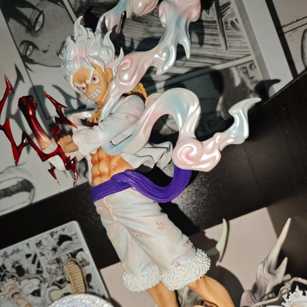 25cm Figurka Anime 5 Bieg Luffy Figurka One Piece Nika Luffy Figurka Statuetka PCV Model Kolekcjonerski Zabawki Prezenty