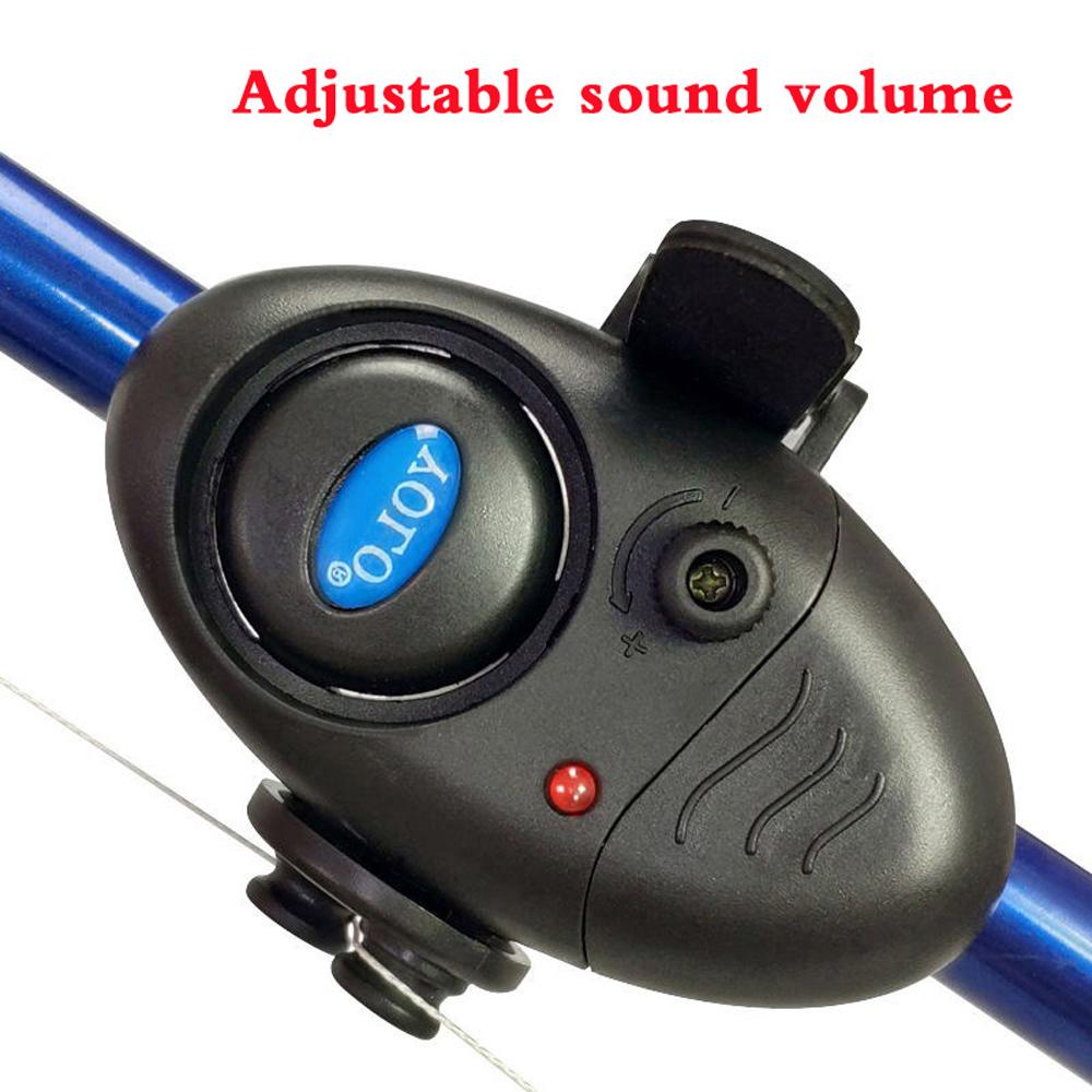 Mini Electronic Wireless Fishing Bite Alarm Sound Light Running Sensitive Mat Fishing Bell Tracker for Fish Accessories Tools