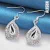 925 Sterling Silber Wassertropfen Piercing Ohrringe Modischer Hochzeitsschmuck