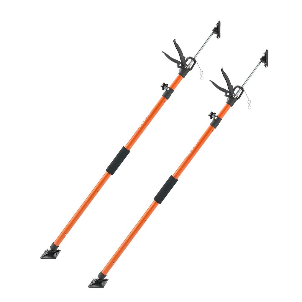 VEVOR Cabinet Jack Support Pole, 2-Pack, 116-290 Cm Steel Telescopic Quick Support Rod
