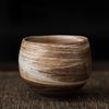 Handmade Stone Pottery Tea Cup Japanese Wabi Aesthetics Unique Texture Imperfection Coffee Dessert Cup Desk Decor