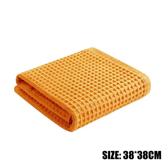 Microfiber Car Wash Towel Cleaning Cloth Honeycomb Pineapple Grid Towels Waffle Absorbent Rag Car Detailing Cleaning Tools