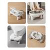 Ergonomic Bathroom Foot Stool Foldable Under Desk Footrest  Pregnant Woman