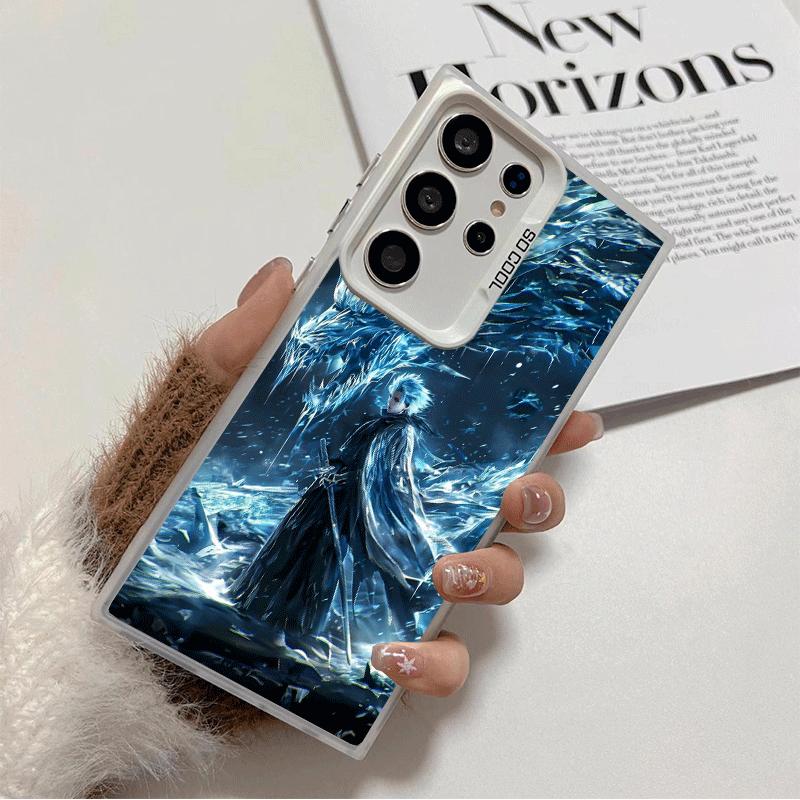 

Bleach Hitsugaya Toushirou Soft Phone Case for Samsung Galaxy S24 S25 FE S26 Edge S23 Ultra S22 Plus S21 + Shockproof Cover Back Samsung S24 Ultra