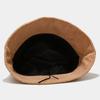 New Korean Joker Corduroy Women Bucket Hat Fashion Shading Couple Outdoor Panama Hats Unisex Travel Sunshade Fisherman Cap