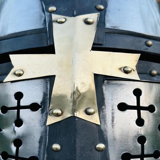 Templar Helmet Medieval Crusader Helmet Best Gift for Halloween