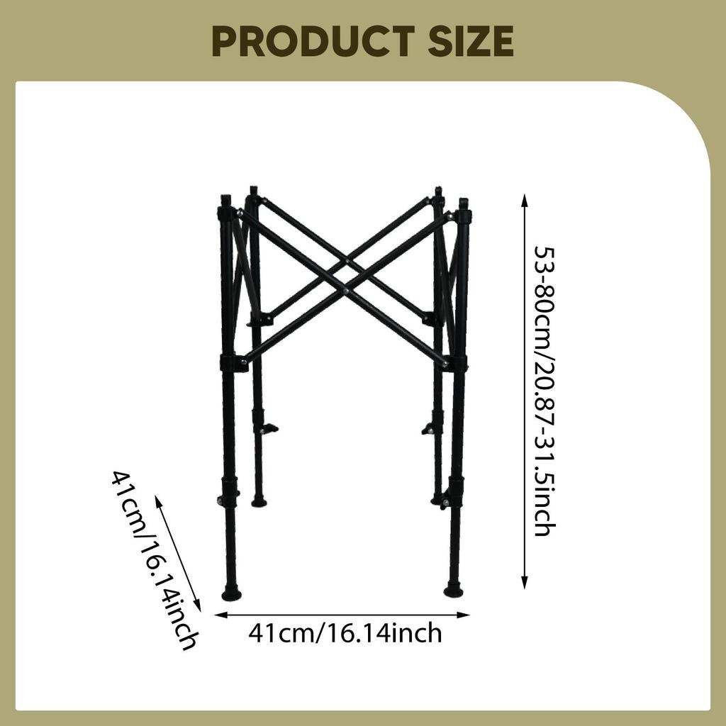 Adjustable Folding Table Leg Riser for BBQ, DIY, Kitchen, Repair