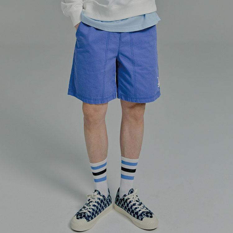 New MLB Casual Shorts Unisex Blue 31SMU1131-07U