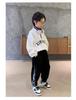 Boys' Fleece One-Piece Pants: Winter 2024 Thickened Casual Sweatpants for Big Kids