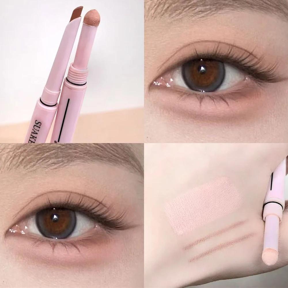 2 In 1 Glitter Matte Aegyosal Pen Brightening Highlight & Shadow Stick Dual End Eye Makeup Lying Silkworm Eyeliner Gel Pencil