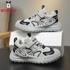 Bobdog 2025 Kids' Waterproof Leather Sneakers - Autumn/Winter Boys' & Girls' Casual Shoes