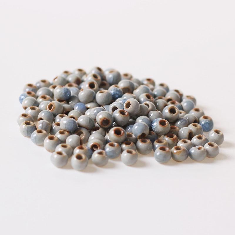 

Ancient Scenery Ceramic Beads Kit for Jewelry Making: Ice Crack Beads for Adults and Students