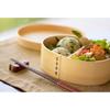 J-kitchens Wappa One-Tier Bento Box, 17.5 X 13 X 6.8 Cm, Rounded Finish, Made In Japan
