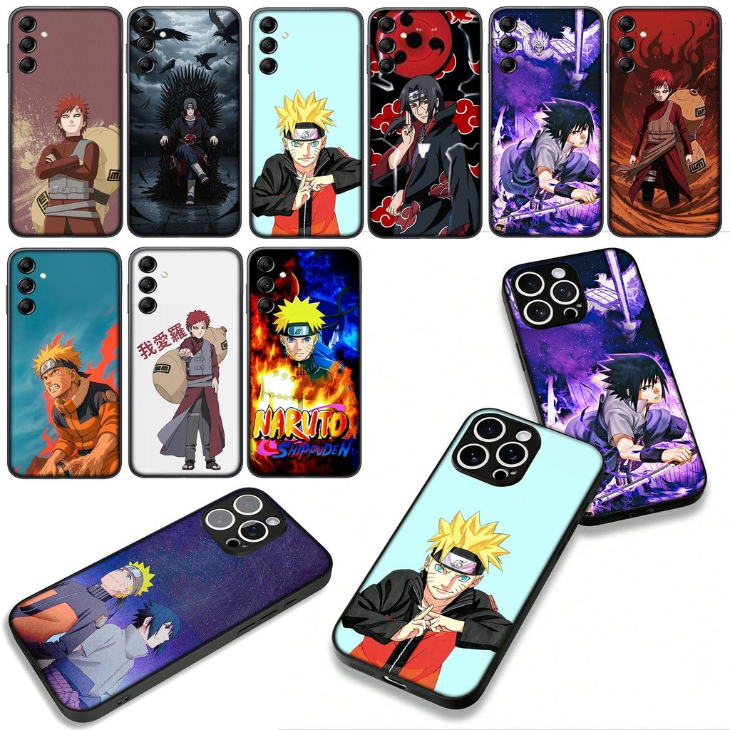 Gaara Narutos Sasuke Uchiha Itachi Phone Cover for Apple iPhone 16 15 14 Plus 13 12 Mini 17 Pro Max + ProMax 16E Air Case