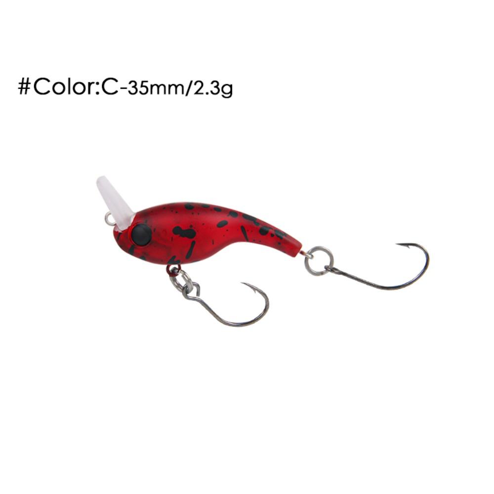 2025 35mm 2.3g Slowly Sinking Fishing Lure 3D Eyes Wobbler Bass Fishing Bait Minnow VIB Minnow Lure Fishing Tackle
