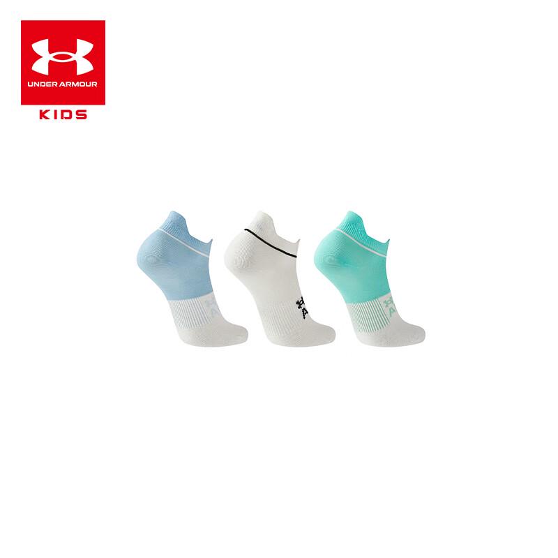 Under Armour Kids  Performance Ankle Socks 3-Pack L