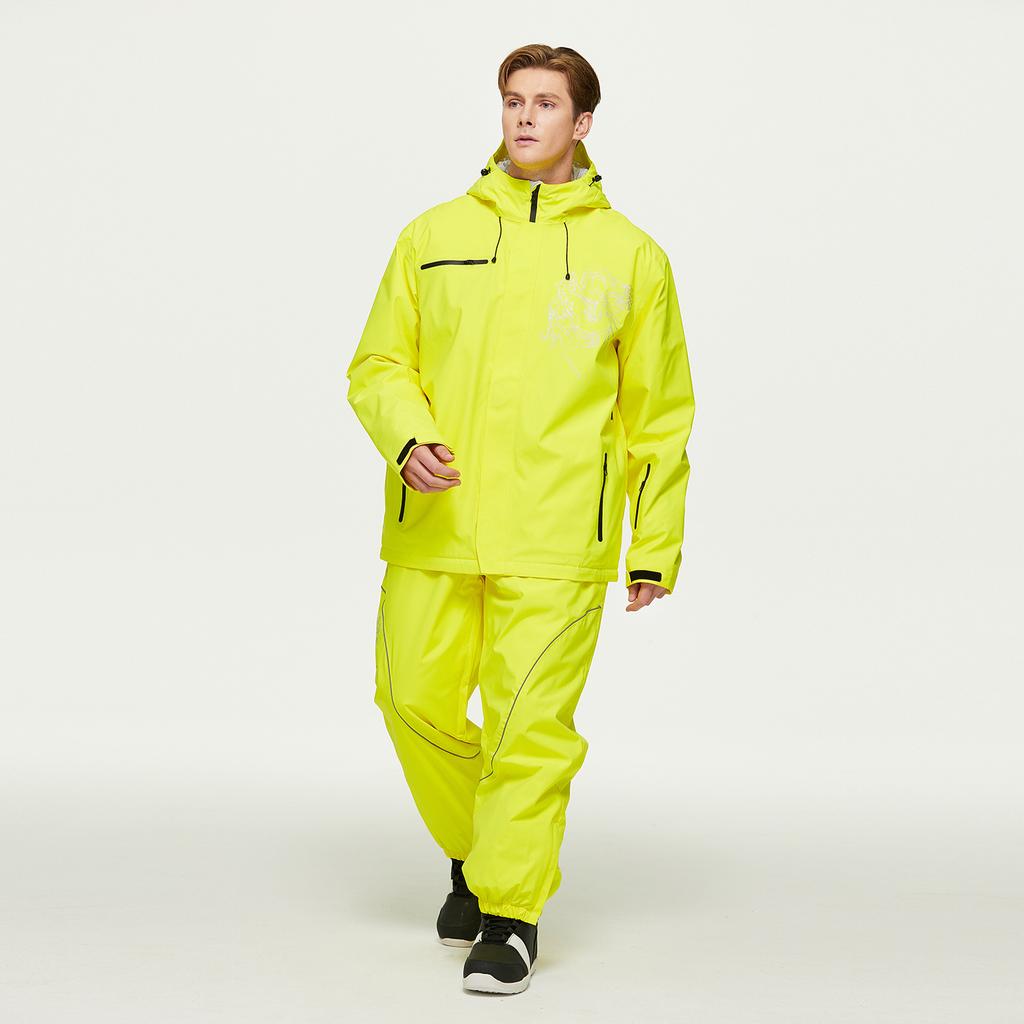 Ski Suit for Men and Women Outdoor Winter Warm Snowboard Suit Waterproof Windproof Skiing Jackets and Pants Set Unisex Breathable Insulated Snow Suit