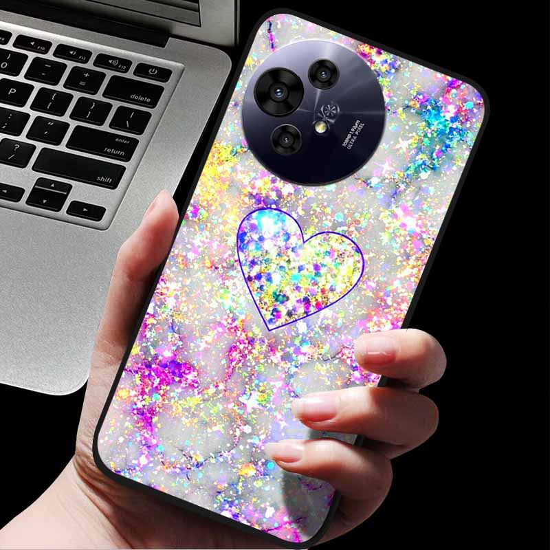 Per custodia TCL 50 Pro NxtPaper / 50 NxtPaper Custodie Cover Posteriore Protettiva in Silicone con Animali alla Moda Per Custodia Telefono 50 Pro NxtPaper 5G Capa