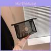 Trendy Black Large Capacity Summer Handbag Fashionable Square Bag For Women