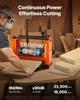 Thickness Planer, Two-Blade, 330 mm Width Worktable Power Benchtop Planer, 1800W 23500 RPM Powerful Motor, Dual Rollers, Over Protection, Single Speed