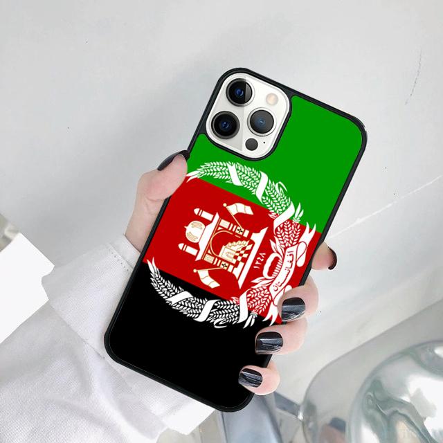 I Love Afghanistan Flag Phone Case Cover For iPhone 17 Air 15 16 14 11 12 13 Pro MAX Plus
